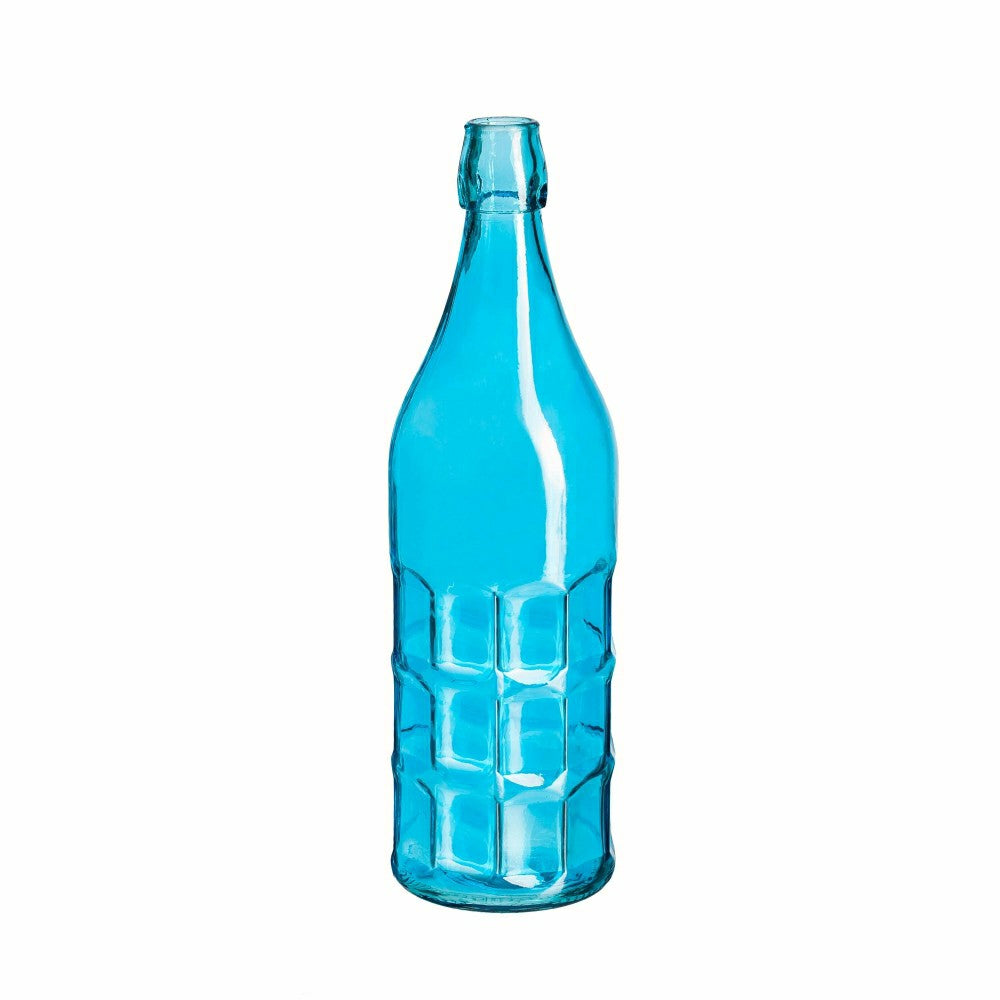 Plow & Hearth Set of 5 Blue Glass Bottles for Outdoor Bottle Tree