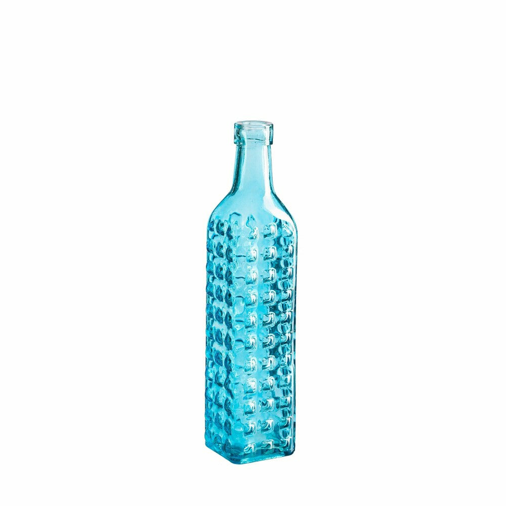 Plow & Hearth Set of 5 Blue Glass Bottles for Outdoor Bottle Tree