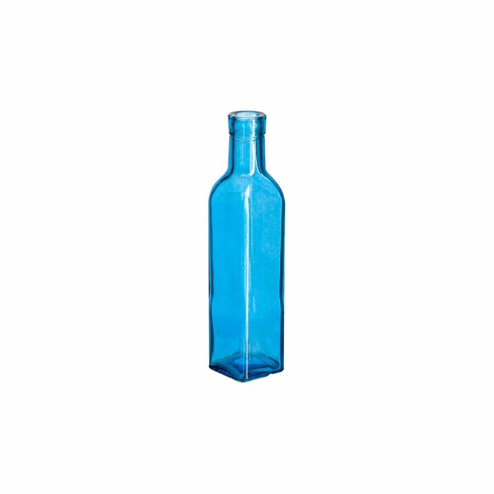 Plow & Hearth Set of 5 Blue Glass Bottles for Outdoor Bottle Tree