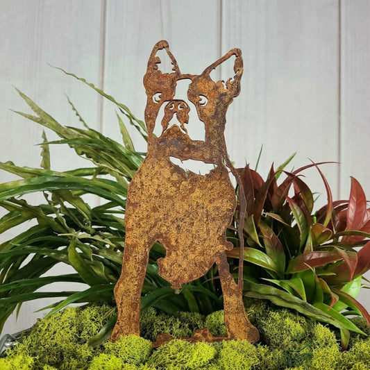 Plow & Hearth Boston Terrier Garden Stake