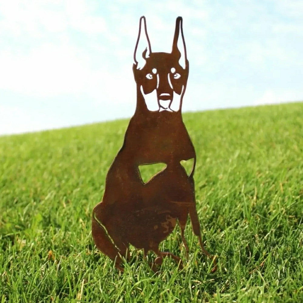 Plow & Hearth Miniature Pinscher Garden Stake