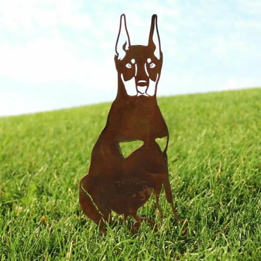 Plow & Hearth Miniature Pinscher Garden Stake