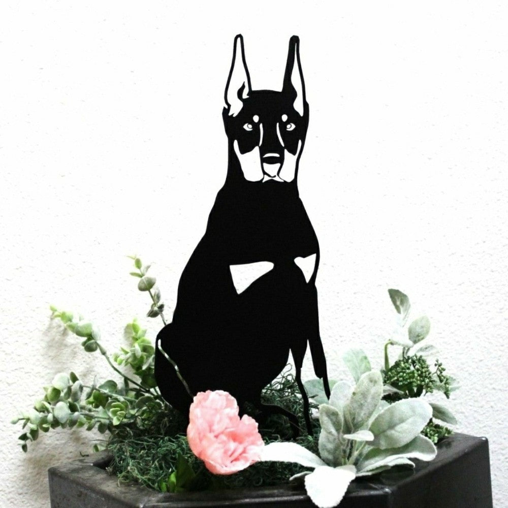 Plow & Hearth Miniature Pinscher Garden Stake