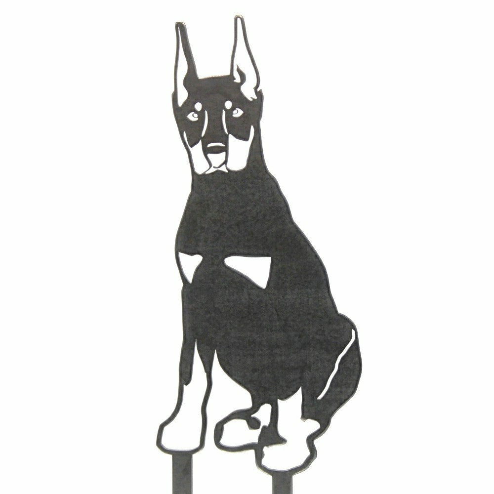 Plow & Hearth Miniature Pinscher Garden Stake