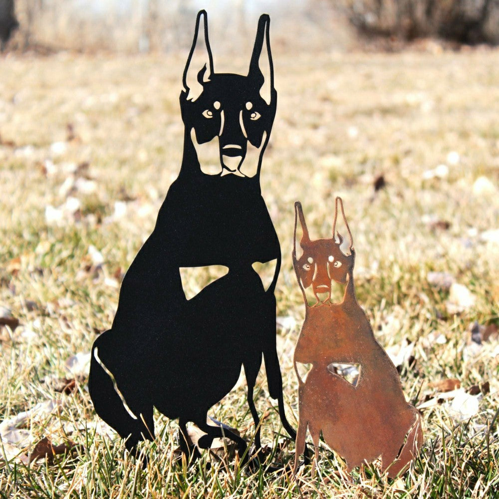 Plow & Hearth Miniature Pinscher Garden Stake
