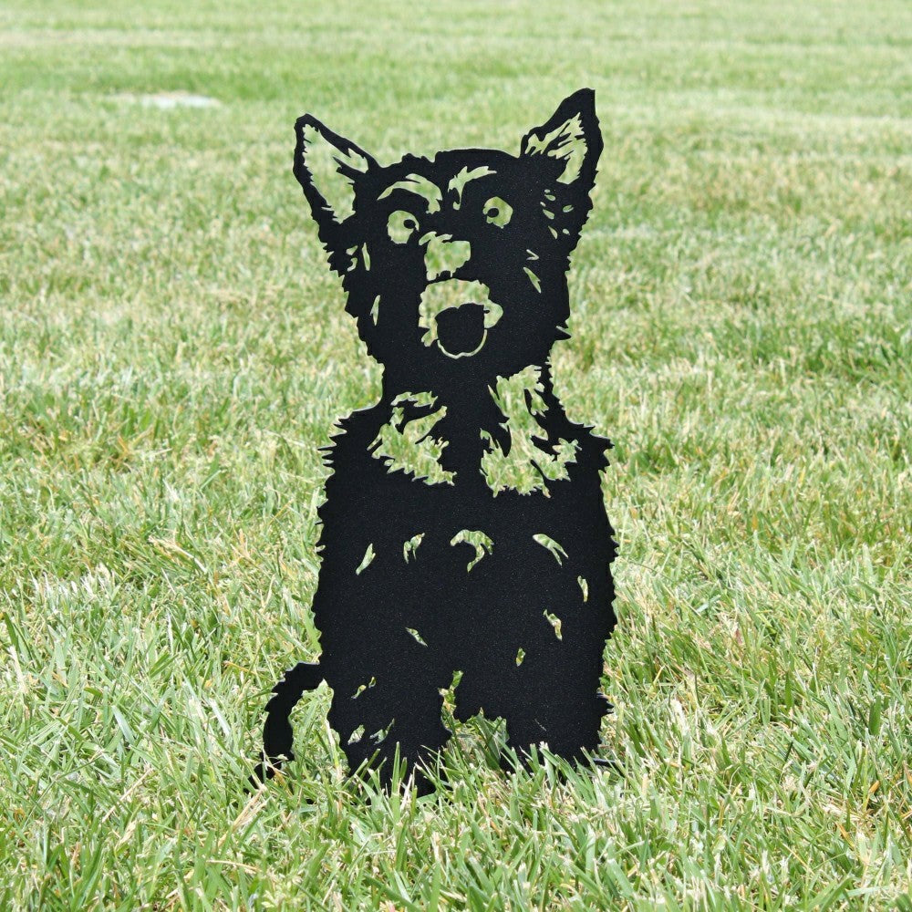 Plow & Hearth Yorkshire Terrier Garden Stake