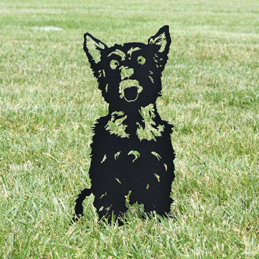 Plow & Hearth Yorkshire Terrier Garden Stake