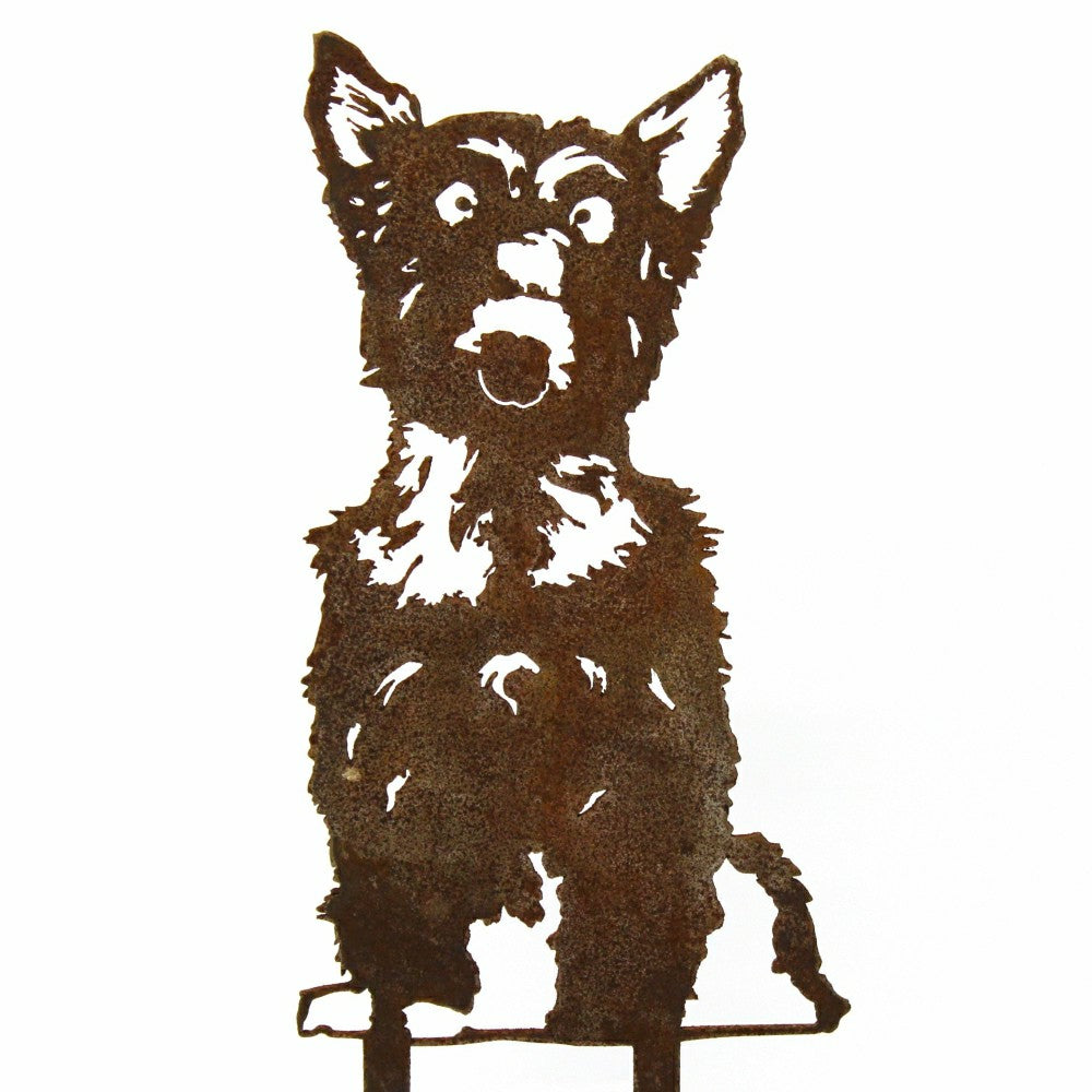 Plow & Hearth Yorkshire Terrier Garden Stake