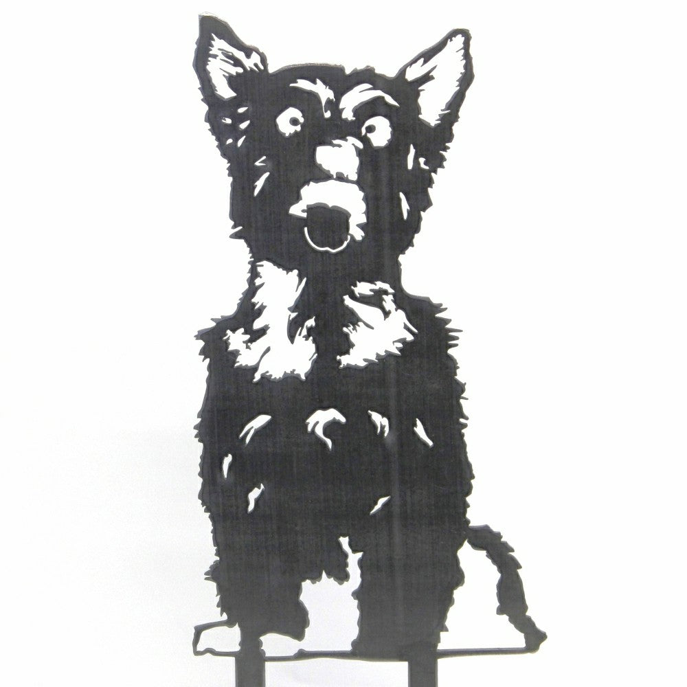 Plow & Hearth Yorkshire Terrier Garden Stake