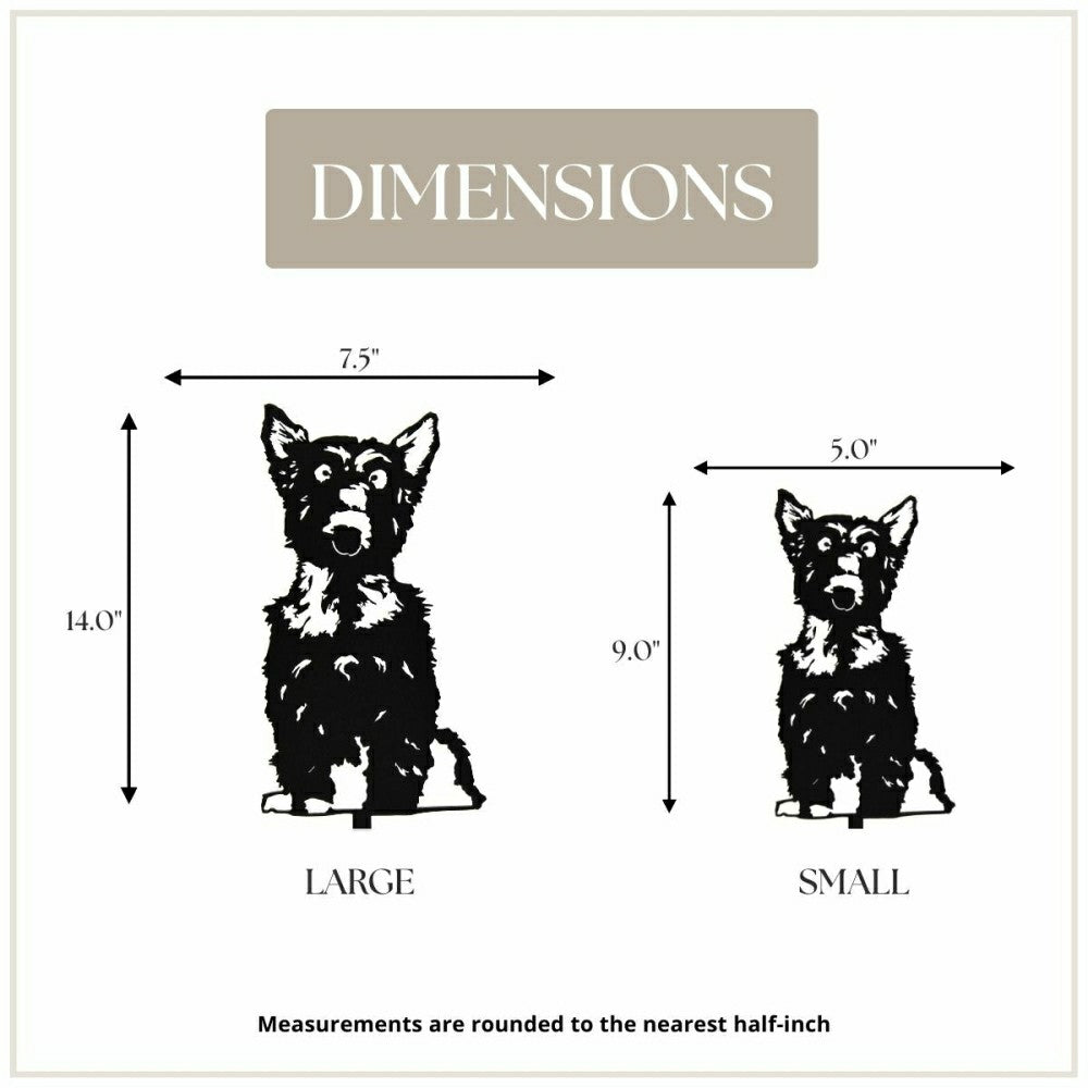 Plow & Hearth Yorkshire Terrier Garden Stake
