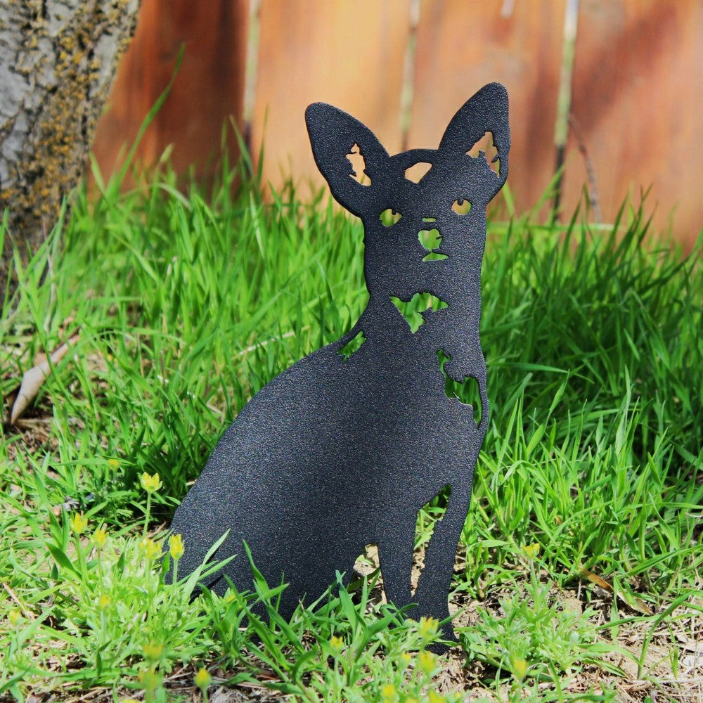 Plow & Hearth Chihuahua Garden Stake