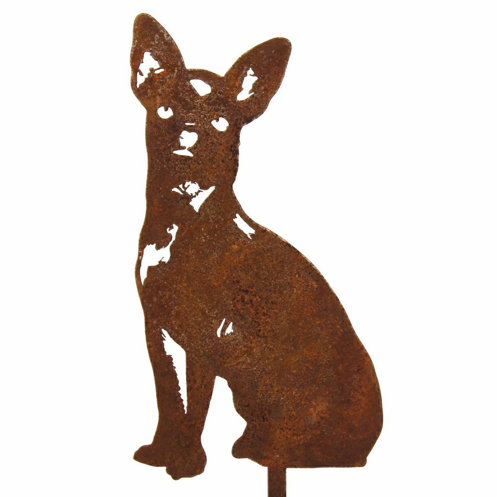 Plow & Hearth Chihuahua Garden Stake