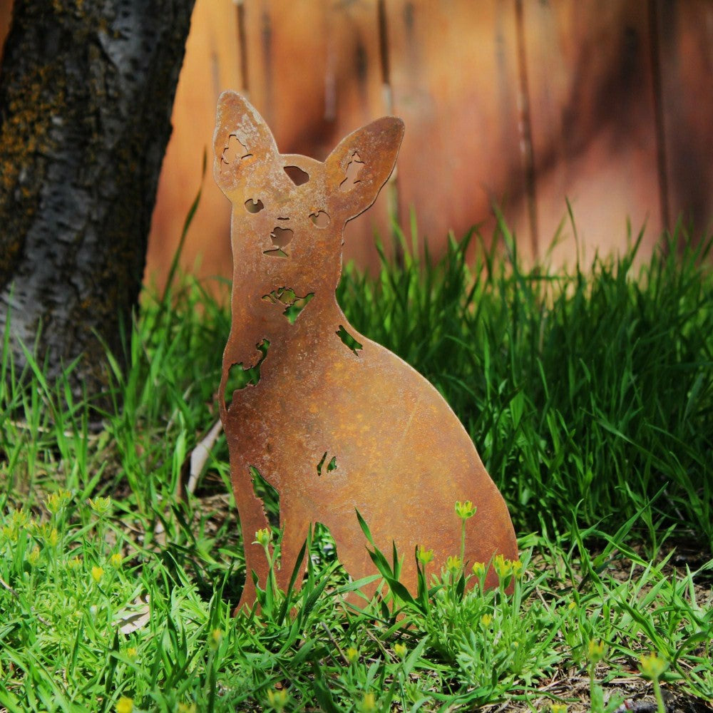 Plow & Hearth Chihuahua Garden Stake