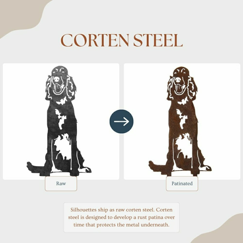 Plow & Hearth Irish Setter Garden Stake