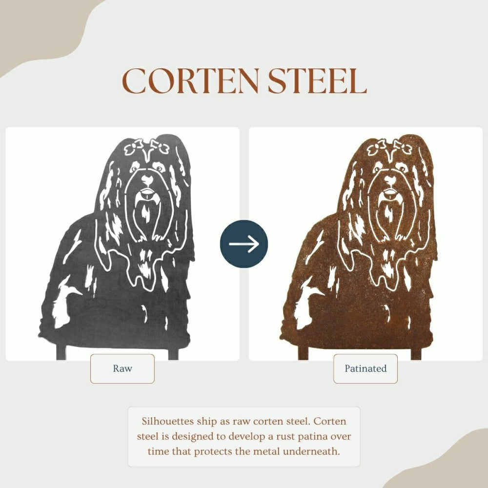 Plow & Hearth Shih Tzu Garden Stake