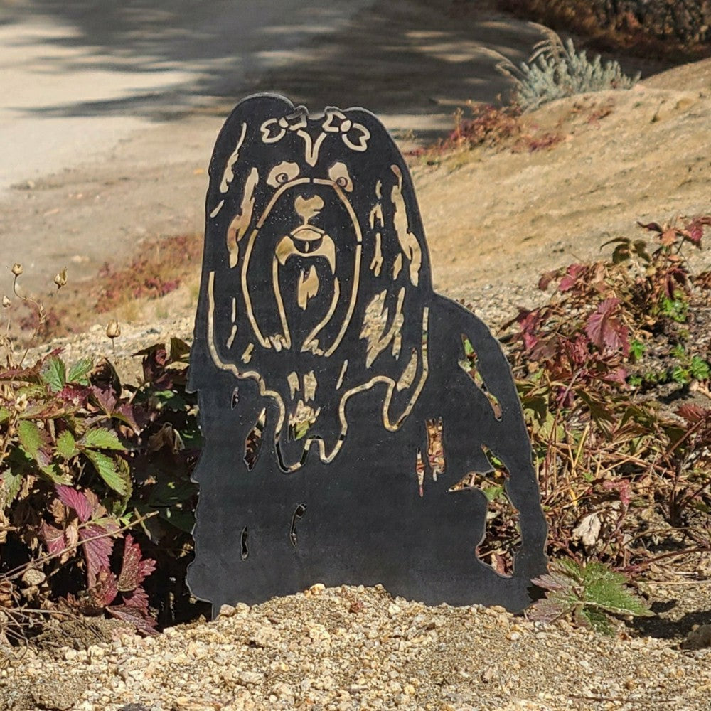 Plow & Hearth Shih Tzu Garden Stake