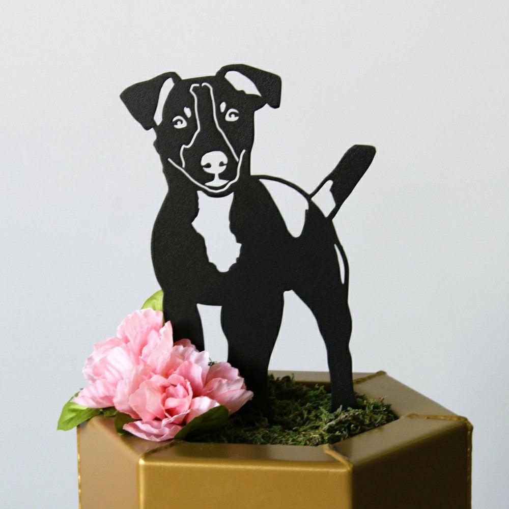 Plow & Hearth Jack Russell Terrier Garden Stake