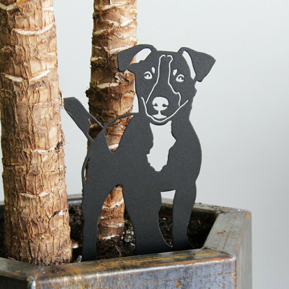 Plow & Hearth Jack Russell Terrier Garden Stake