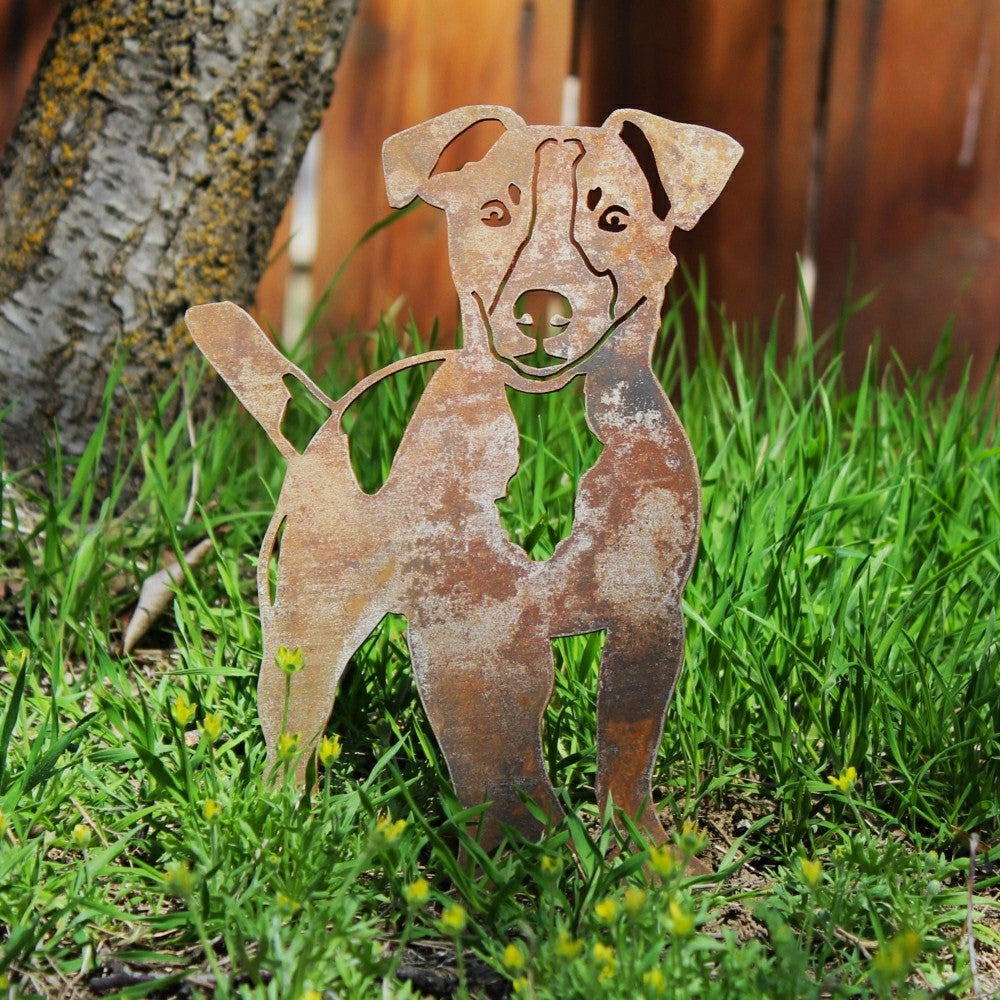 Plow & Hearth Jack Russell Terrier Garden Stake