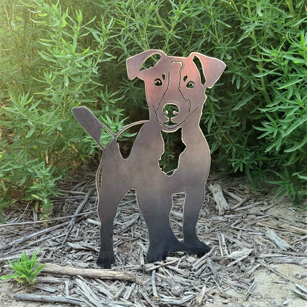 Plow & Hearth Jack Russell Terrier Garden Stake