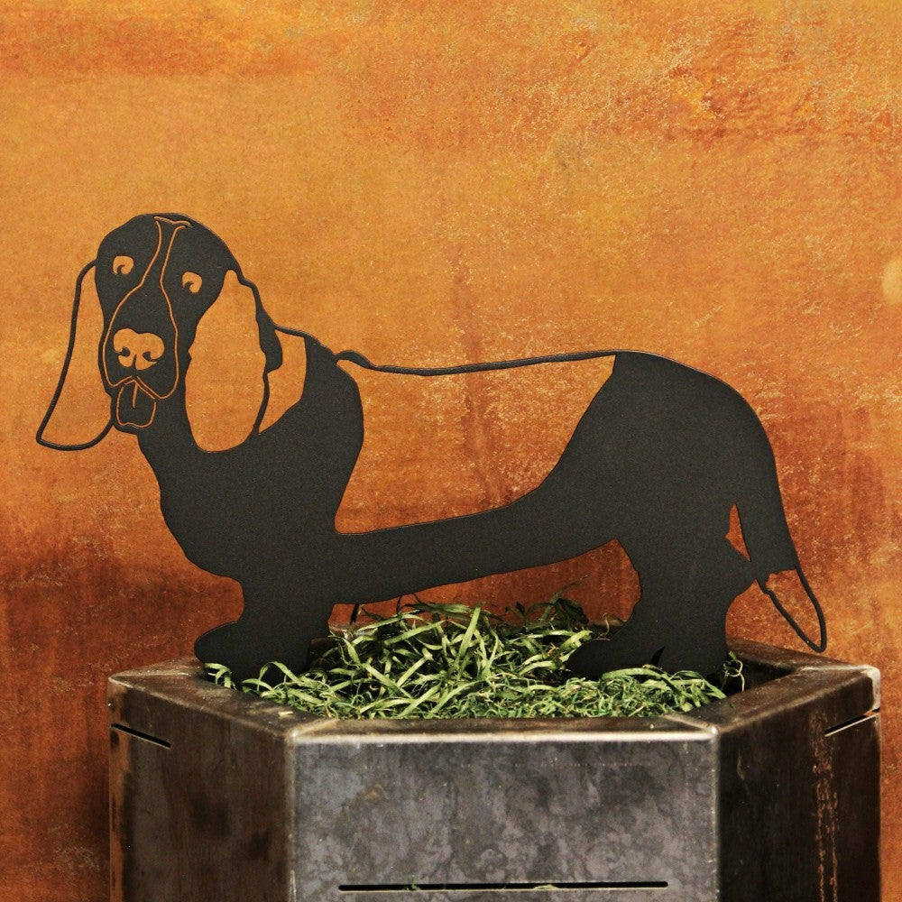 Plow & Hearth Basset Hound Garden Stake
