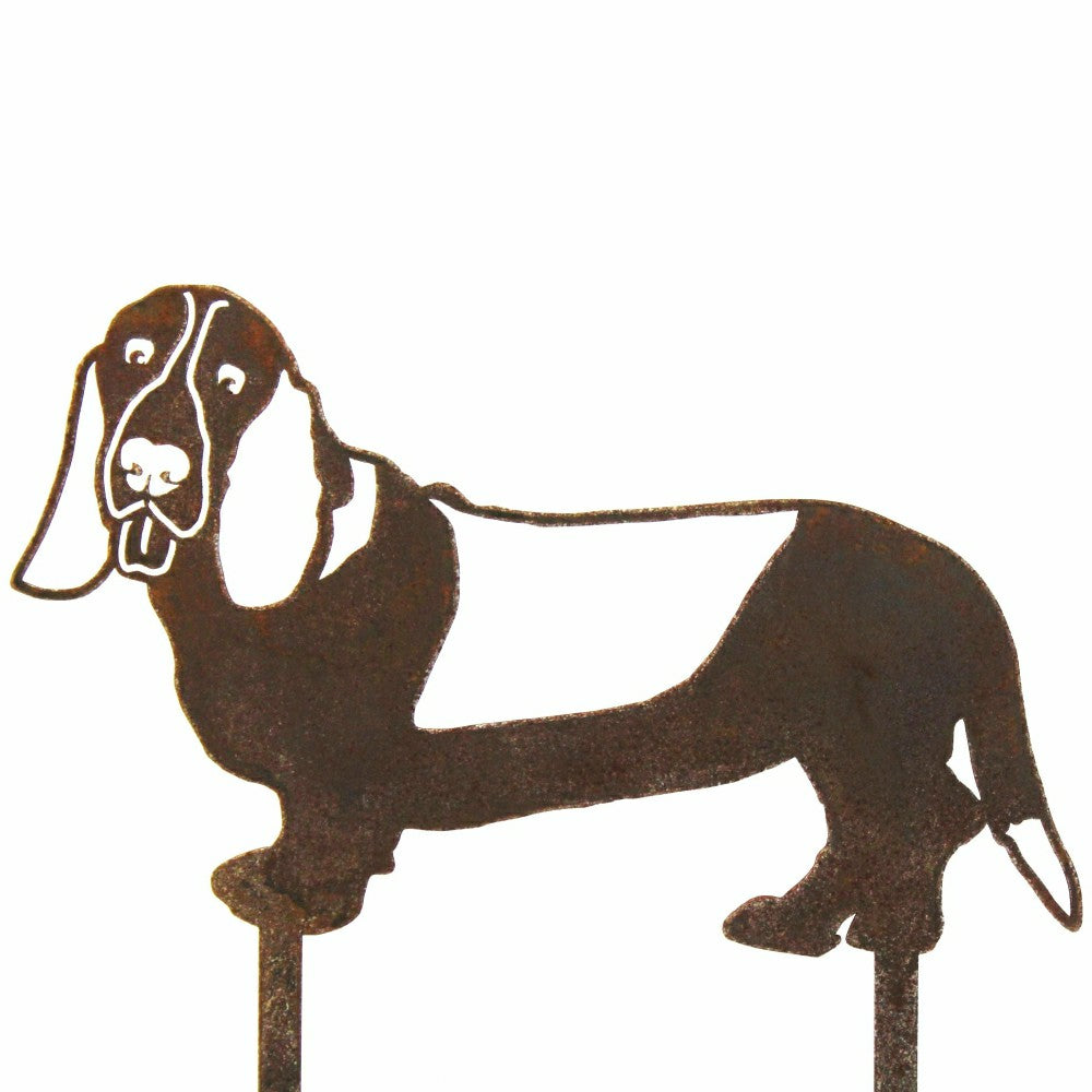 Plow & Hearth Basset Hound Garden Stake