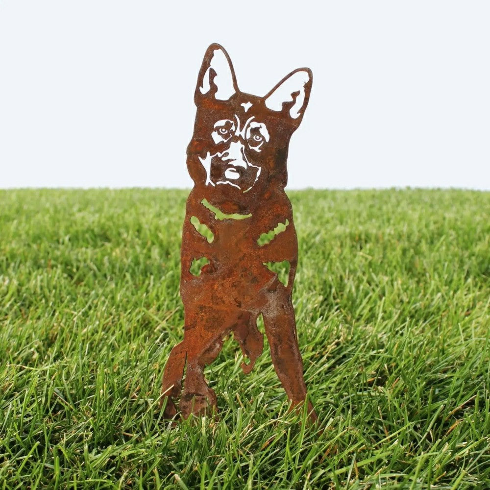 Plow & Hearth German Shepherd Garden Stake