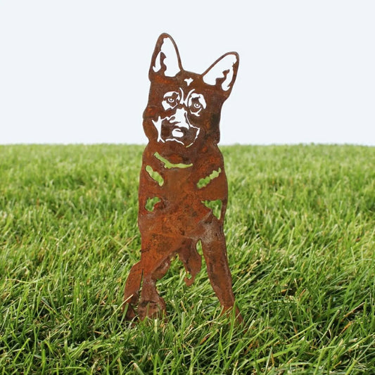 Plow & Hearth German Shepherd Garden Stake