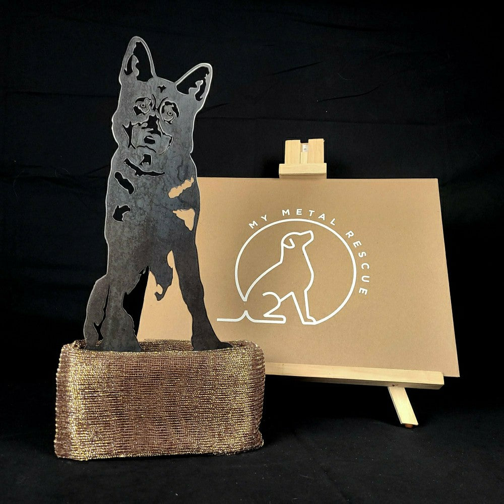 Plow & Hearth German Shepherd Garden Stake