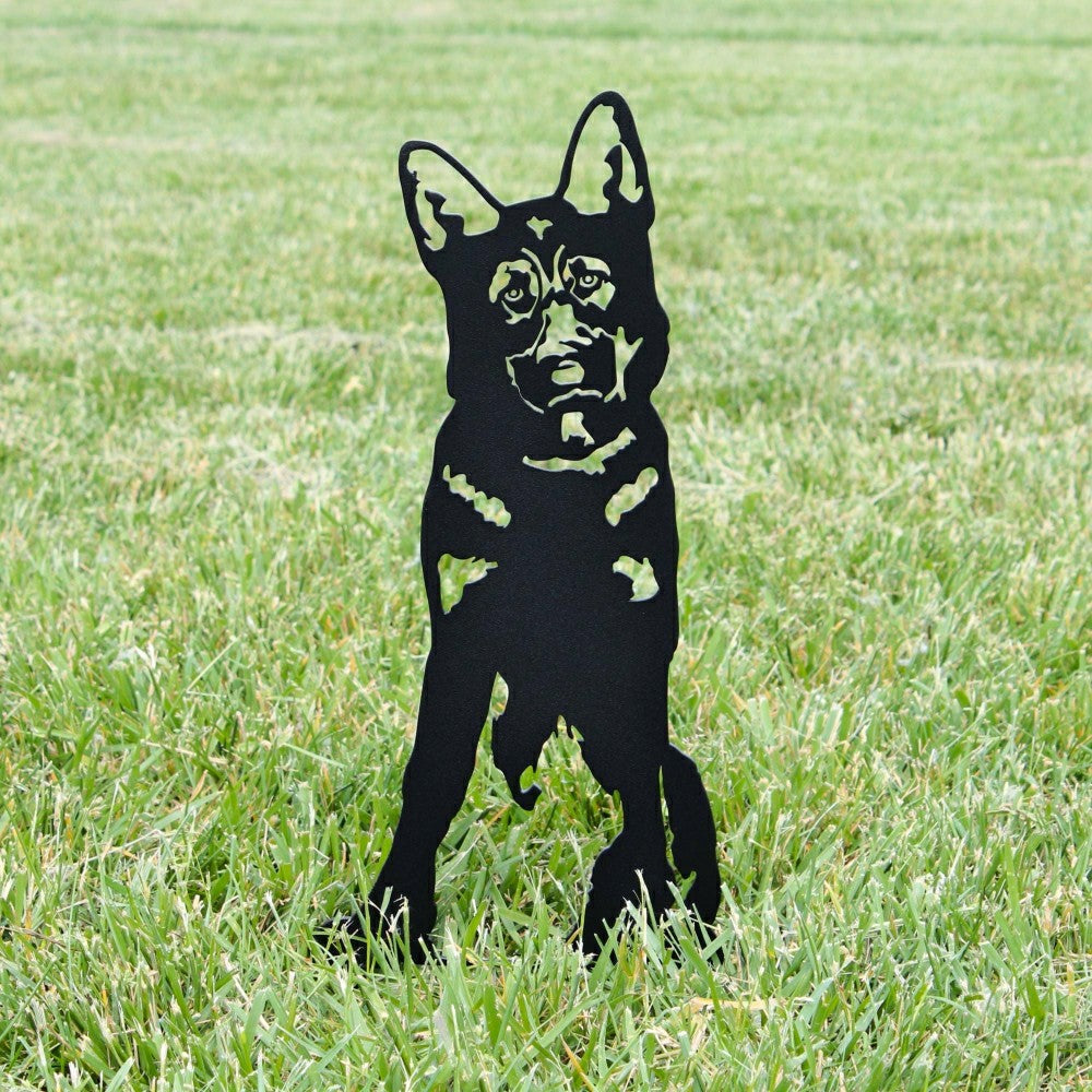 Plow & Hearth German Shepherd Garden Stake