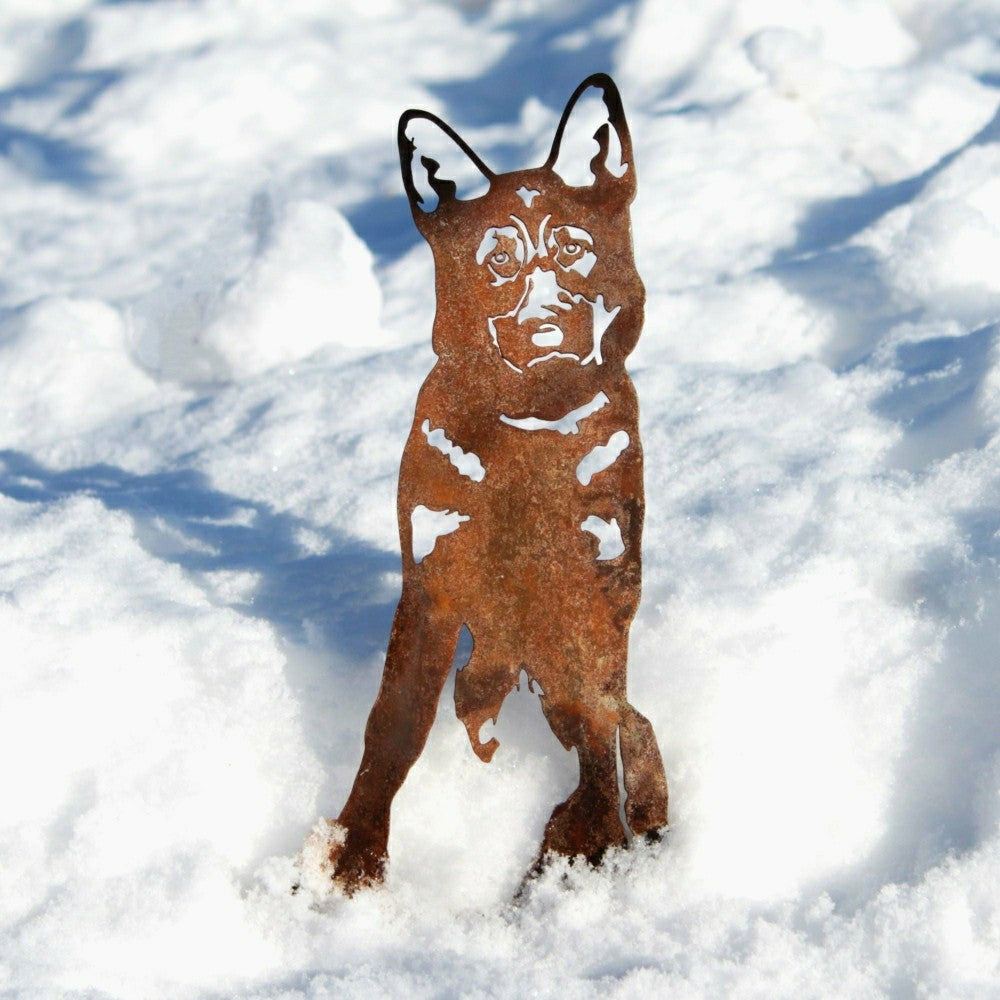 Plow & Hearth German Shepherd Garden Stake