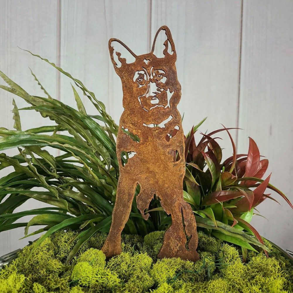 Plow & Hearth German Shepherd Garden Stake