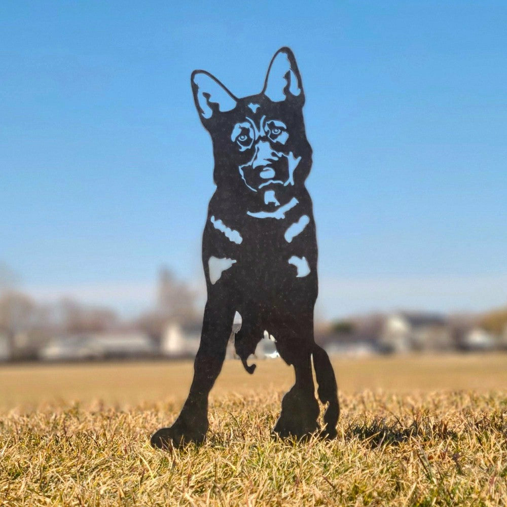 Plow & Hearth German Shepherd Garden Stake