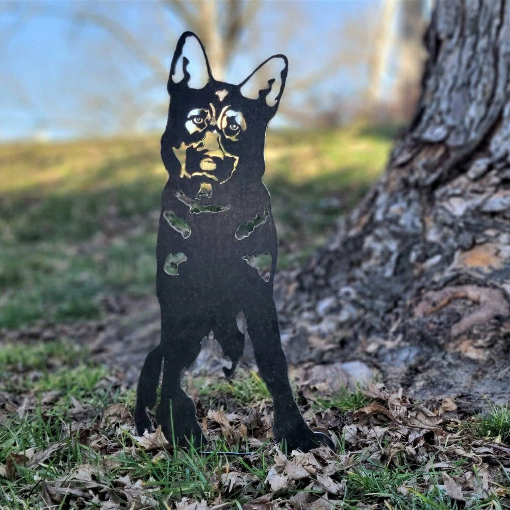 Plow & Hearth German Shepherd Garden Stake