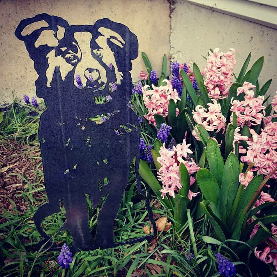 Plow & Hearth Australian Shepherd Garden Stake