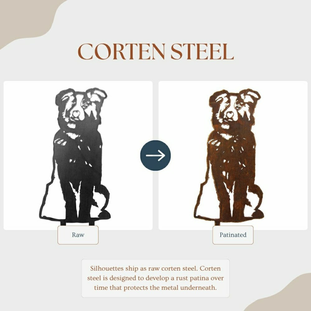 Plow & Hearth Australian Shepherd Garden Stake