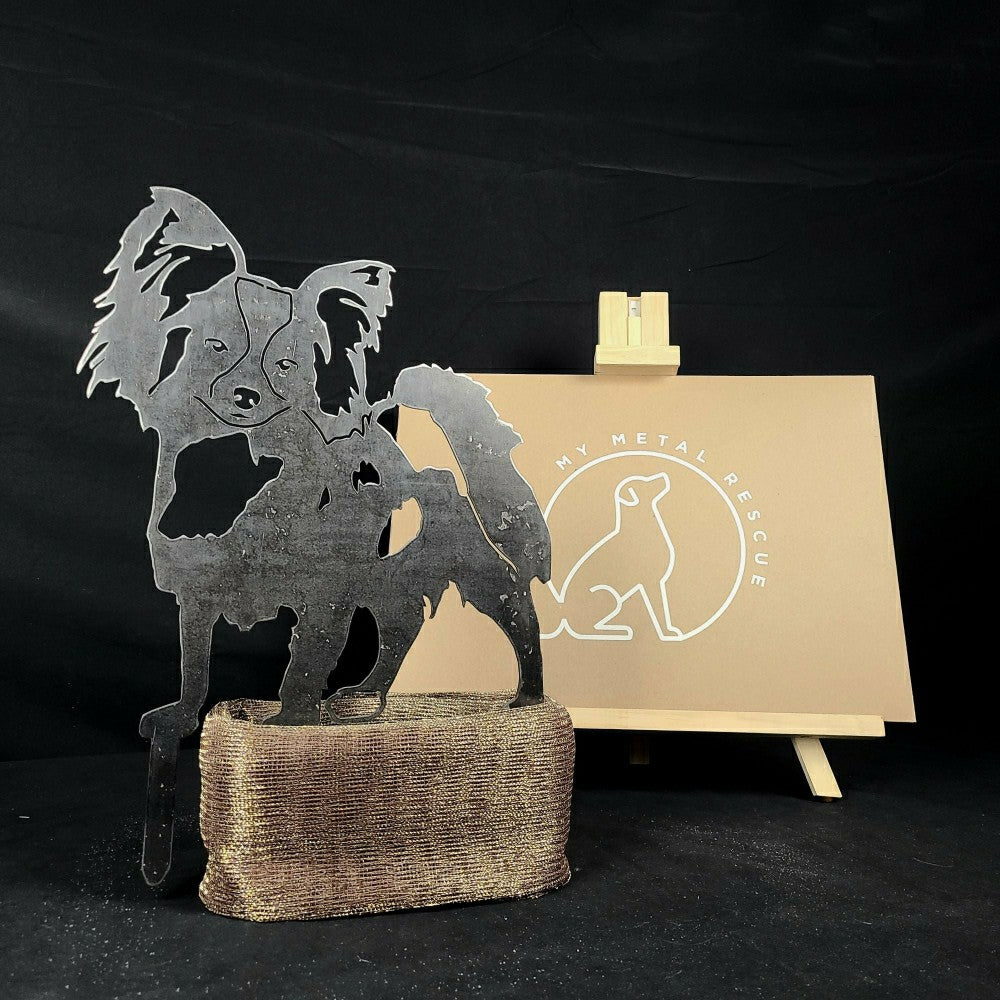 Plow & Hearth Papillon Garden Stake