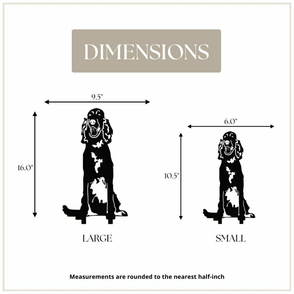 Plow & Hearth English Setter Garden Stake