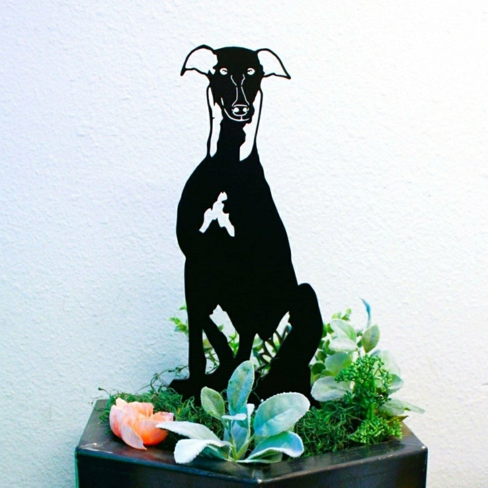 Plow & Hearth Greyhound Garden Stake