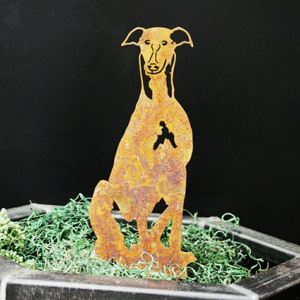 Plow & Hearth Greyhound Garden Stake