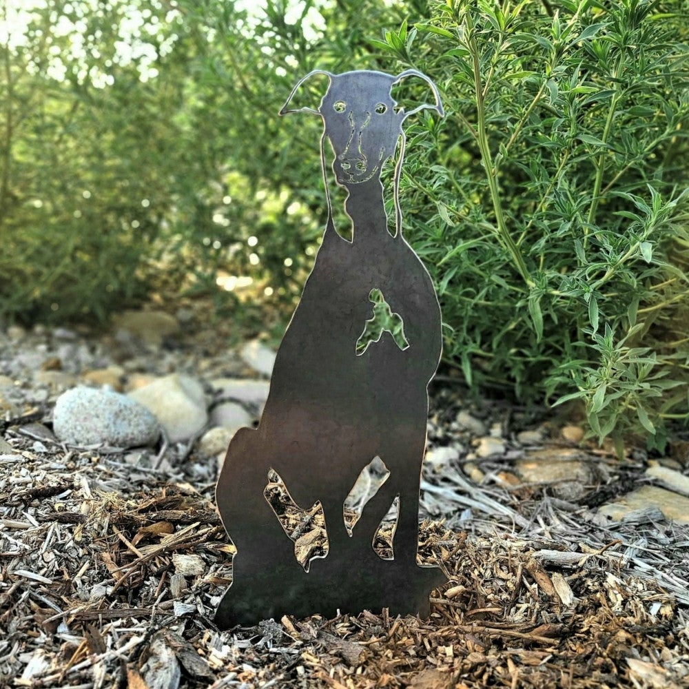 Plow & Hearth Greyhound Garden Stake