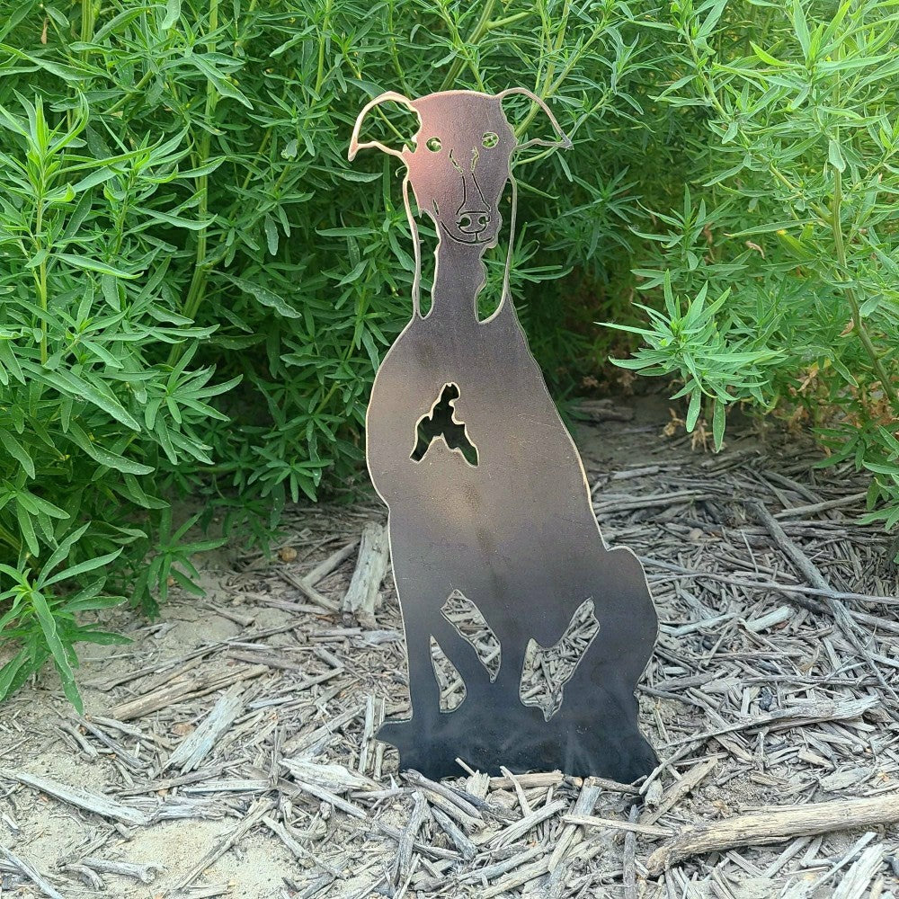 Plow & Hearth Greyhound Garden Stake