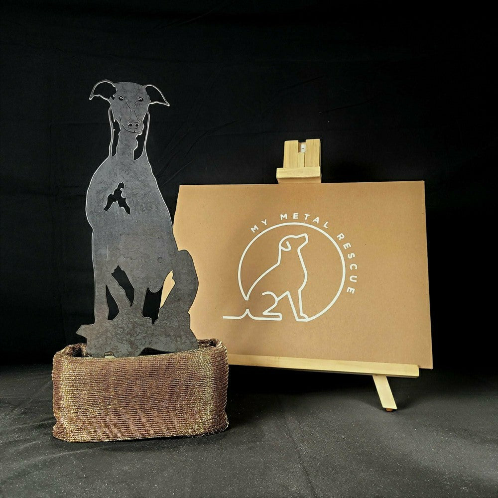 Plow & Hearth Greyhound Garden Stake
