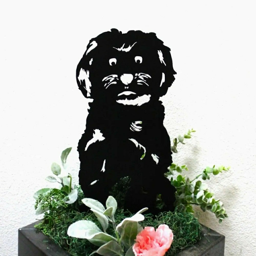 Plow & Hearth Maltese Garden Stake