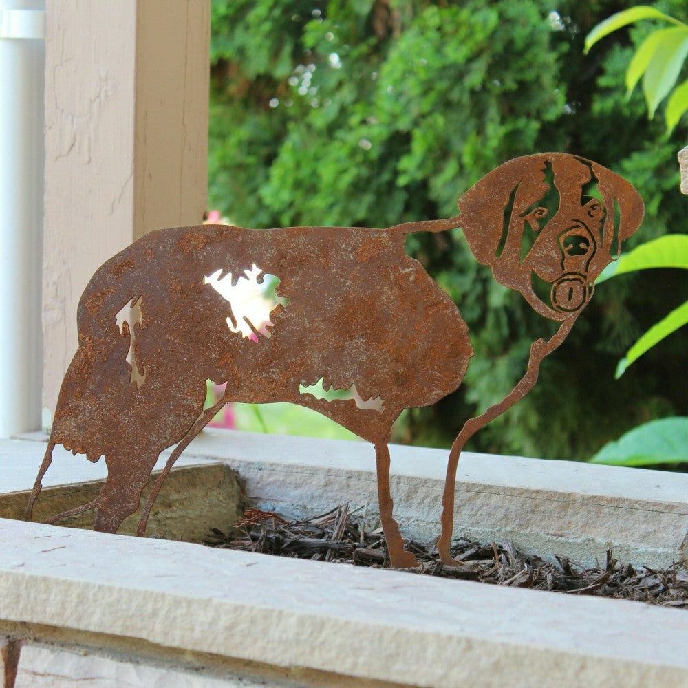 Plow & Hearth Saint Bernard Garden Stake