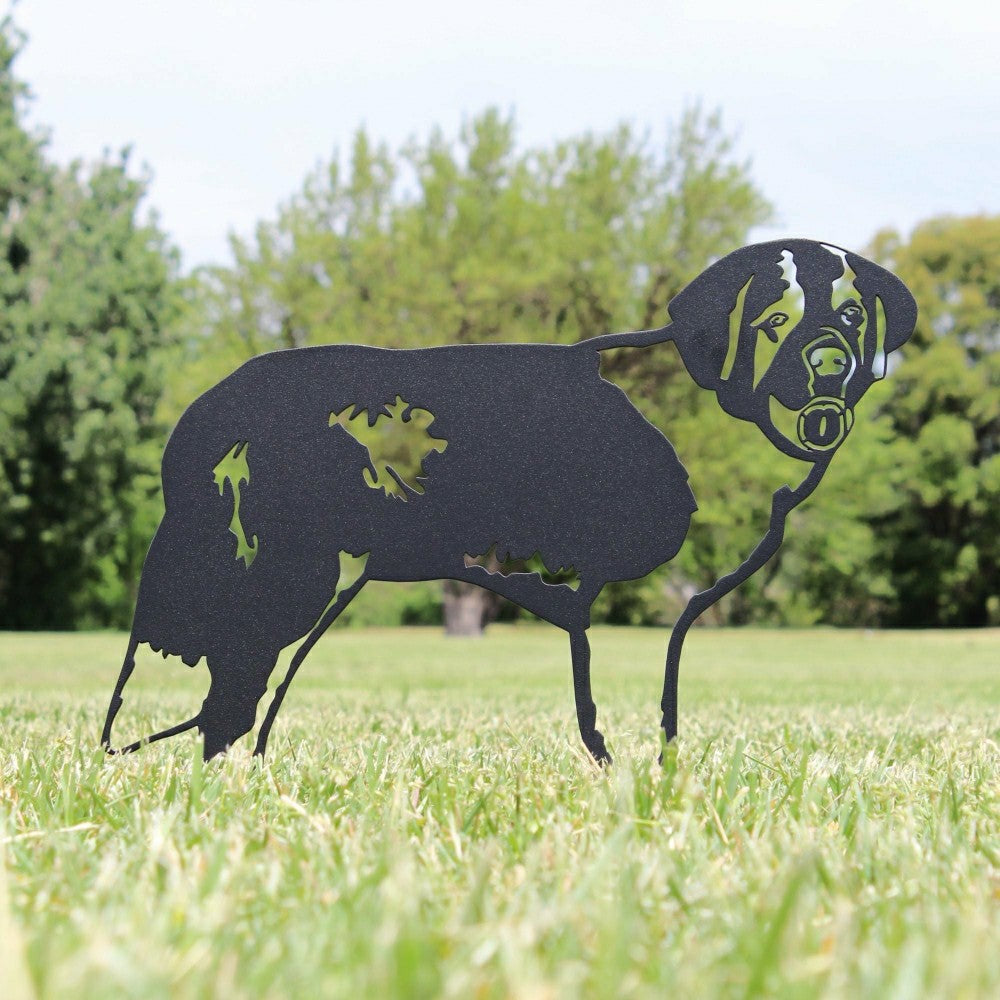 Plow & Hearth Saint Bernard Garden Stake