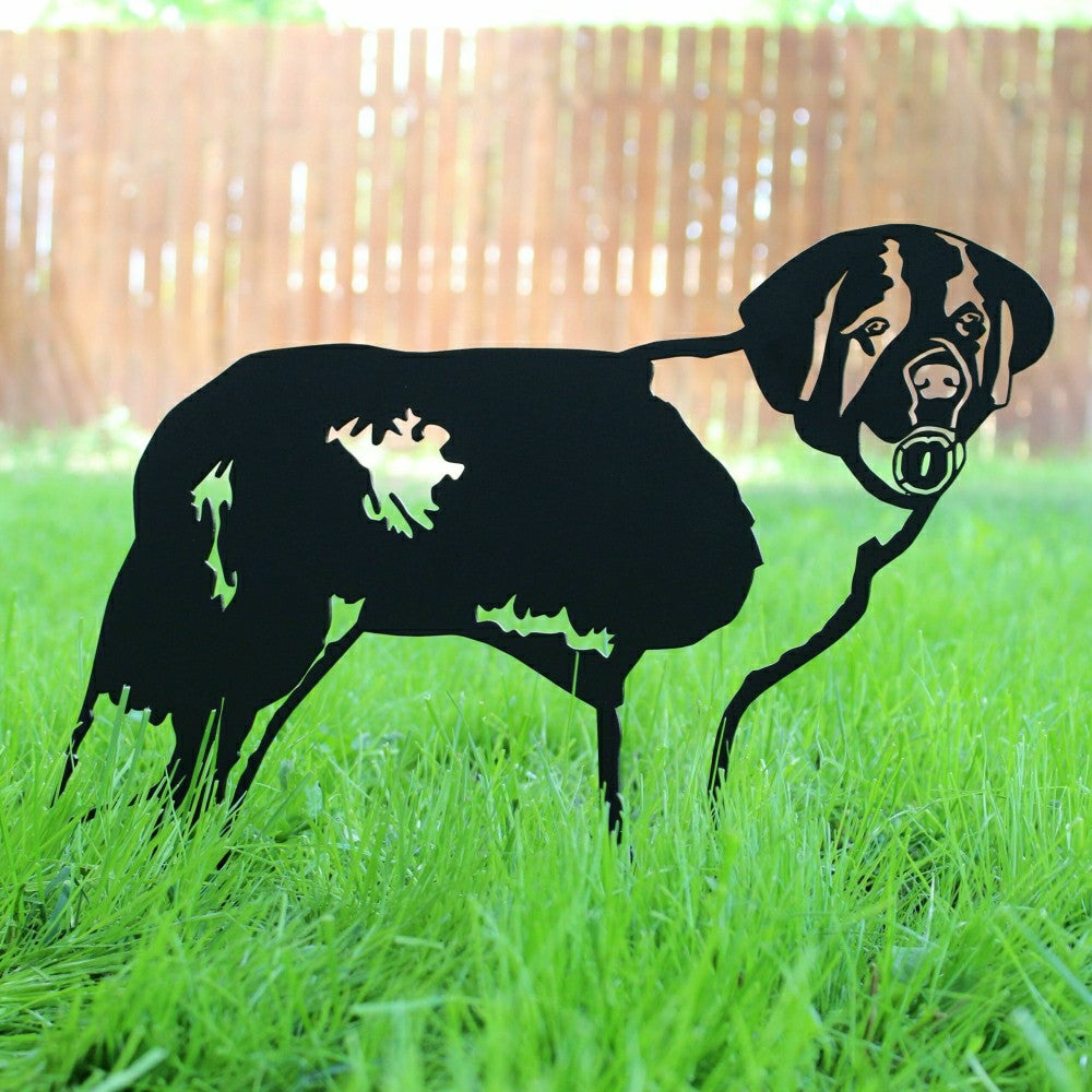Plow & Hearth Saint Bernard Garden Stake