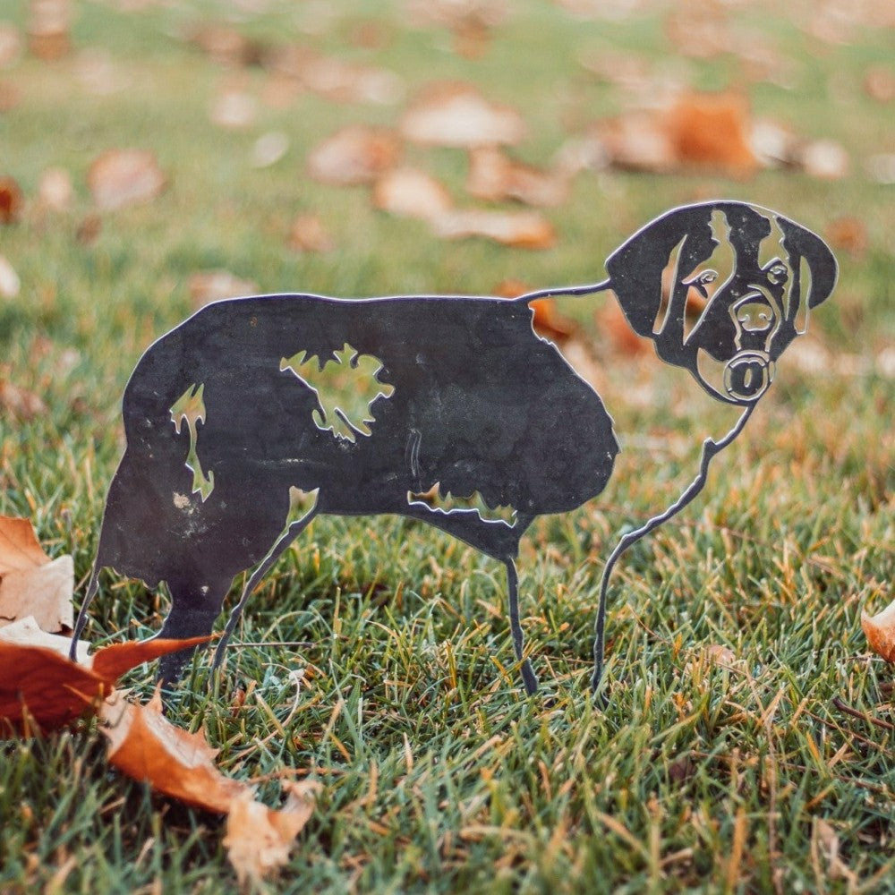 Plow & Hearth Saint Bernard Garden Stake