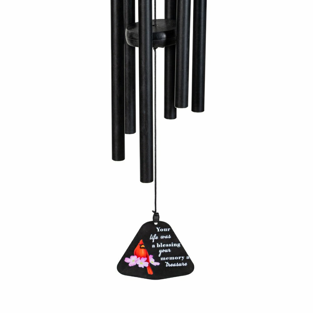 Plow & Hearth Memorial Decorative Windchime, Lasercut, "Your Life was a Blessing", C
