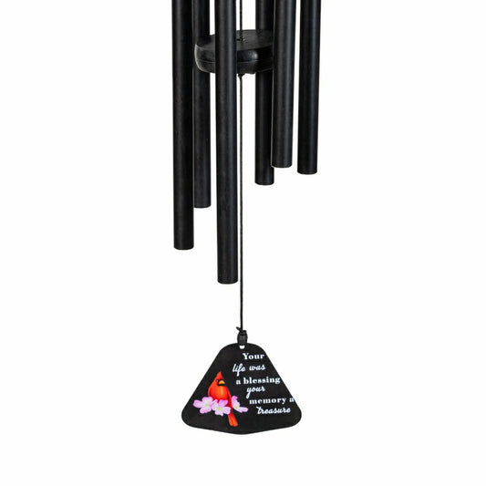 Plow & Hearth Memorial Decorative Windchime, Lasercut, "Your Life was a Blessing", C
